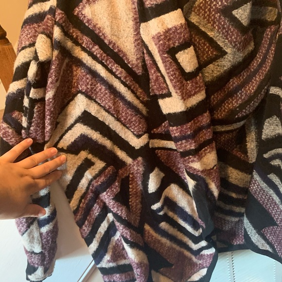 Lucky Brand Aztec Intarsia Sweater Cardigan size M - Picture 4 of 7